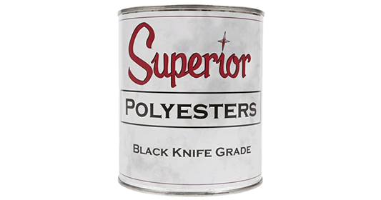 Superior Black Polyester Knife Grade - Quart