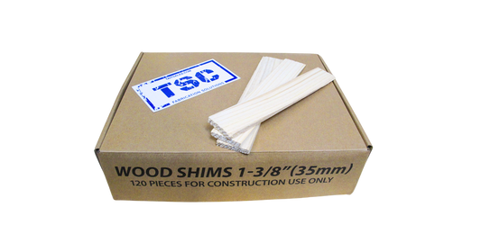 Nelson Wood Shims 8" x 1-3/8"- Box of 120