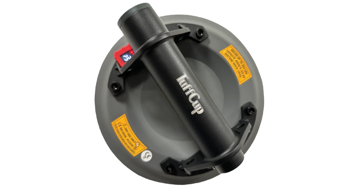 TuffCup Titan 8" LED Battery Powered Vacuum Cup top view