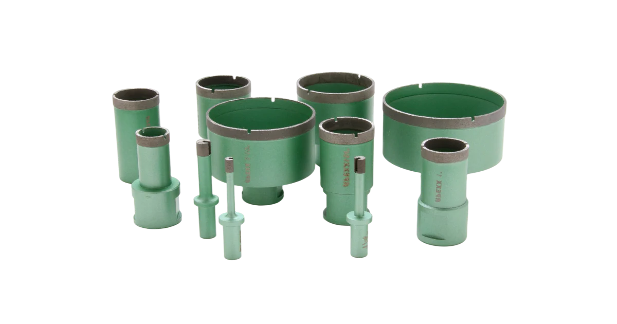 APEXX Green Thin-Wall Porcelain/UCS Core & Blind-Hole Bits