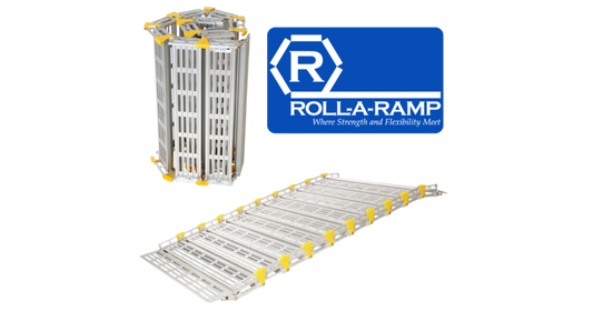 The Roll-A-Ramp 22" Wide Standard Portable Aluminum Ramp