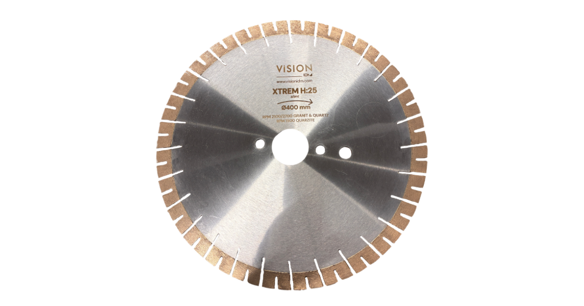 Vision XTREM Quartzite Bridge Saw Blade – Tait Sales & Consulting, LLC