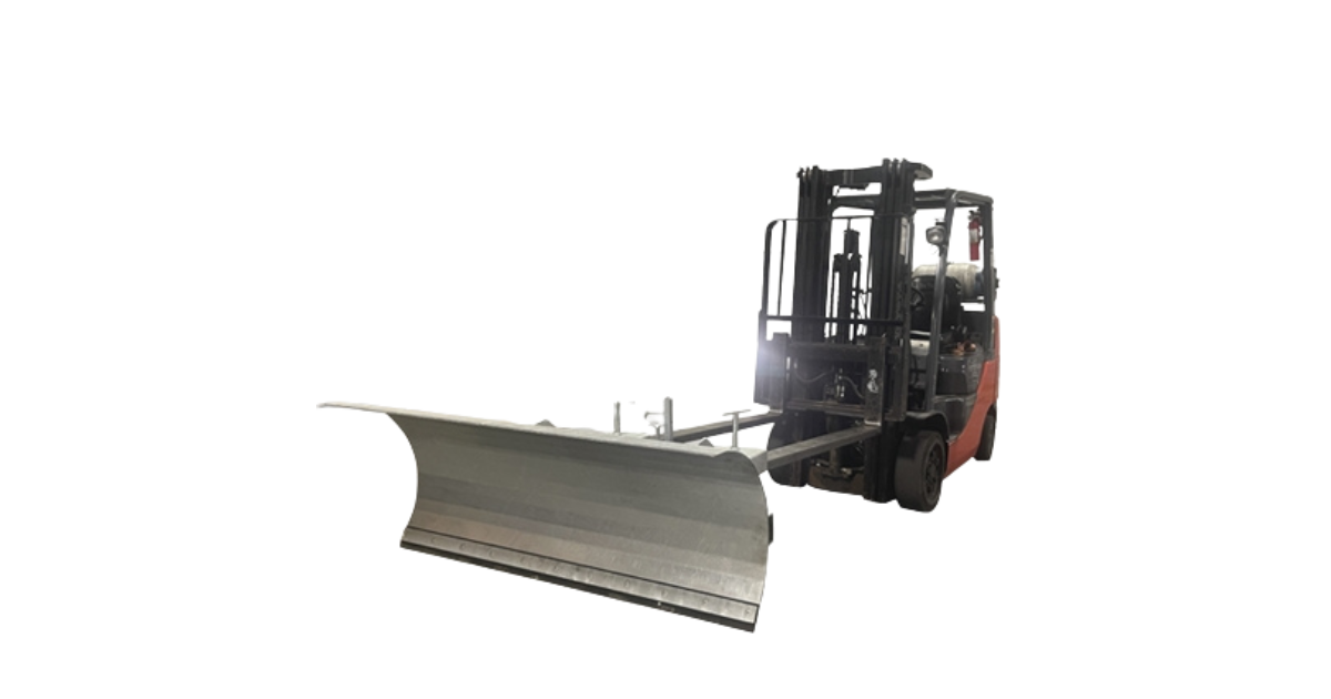 WEHA Forklift Snow Plow Attachment