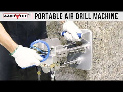 YouTube video titled Air Drill Machine (Portable) with Portable Water Supply Tank