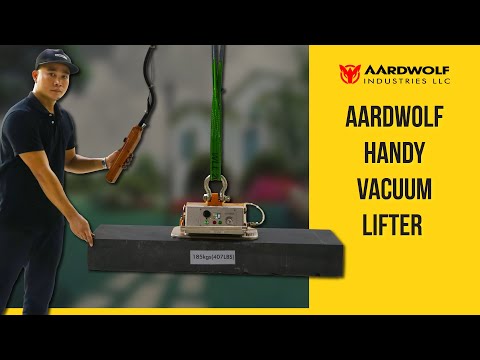 YouTube Video titled Aardwolf Handy Vacuum Lifter