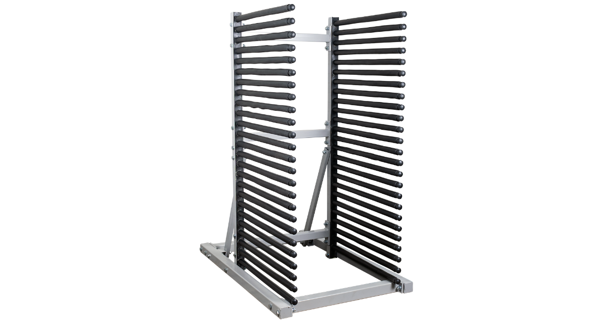Groves Windshield Rack GWR-S25 Standing Rack with with Black Holders