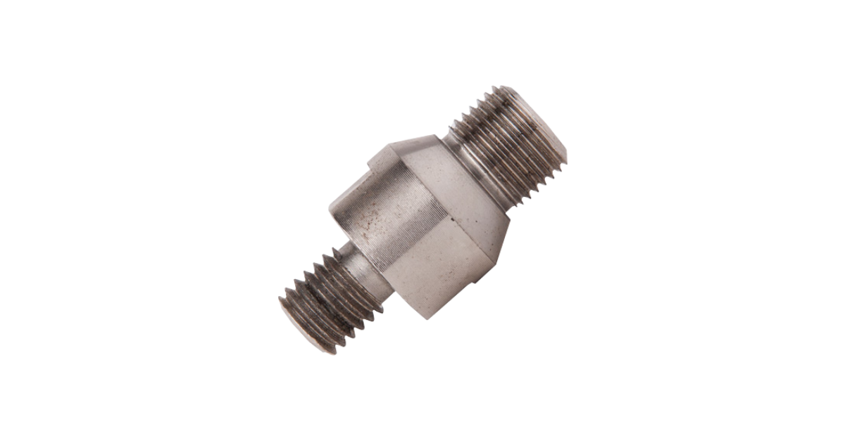 1/2 Gas Male to 5/8"-11 Male Adapter that can be used on a CNC saw or router
