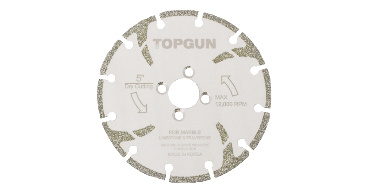 TOPGUN Electroplated Marble Blades