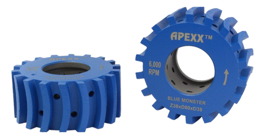 APEXX Blue MONSTER CNC Super Z Wheels