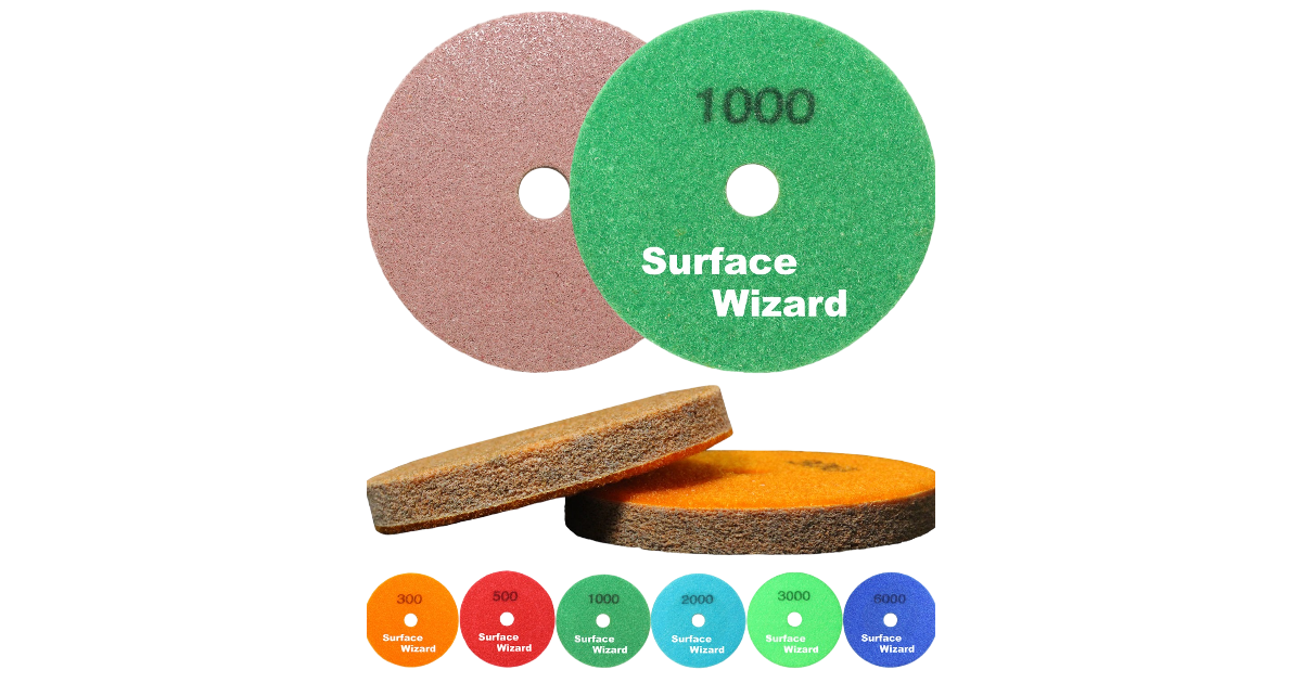 SURFACE WIZARD Sponge Polishing/Repair Pads