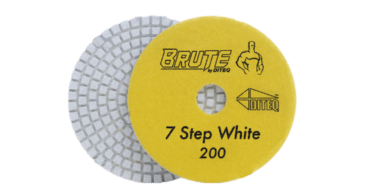 Brute 4" Premium 7-Step White Polish Pads