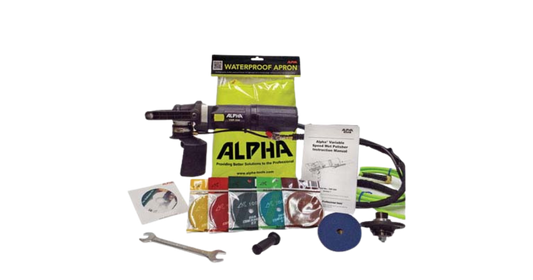 Alpha Tile Bullnose Kit including all products in package
