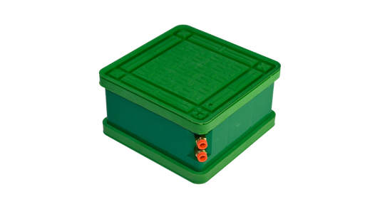 Green Rubber BVC Stone Vacuum Cup 200X200X105 Square