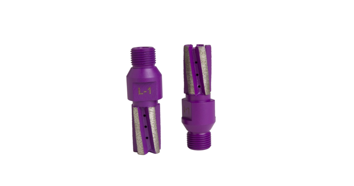 APEXX Purple CNC Finger Bits for Quartz Surfaces & Granite