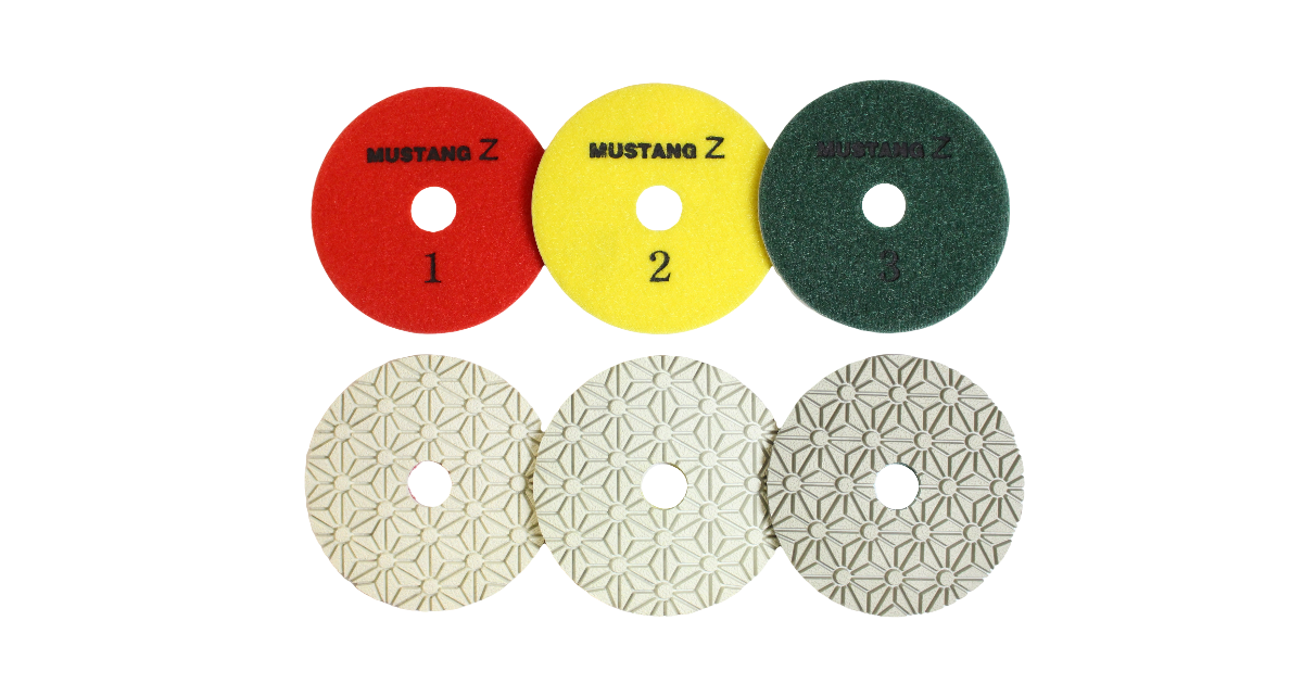 MUSTANG-Z 3-Step Polishing Pads