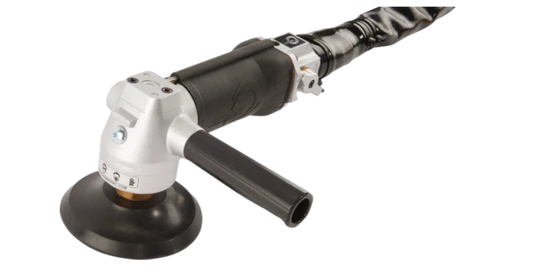 Cyclone MVP Pneumatic Air Polisher - Diamax Industries has introduced the first air wet polisher completely assembled by hand.