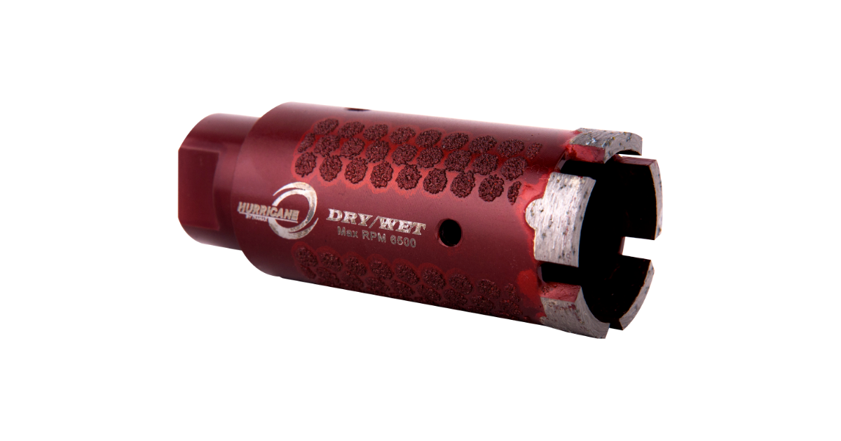 Diamax Hurricane Dry  Core Bit Mini-T Segment, Side Protection