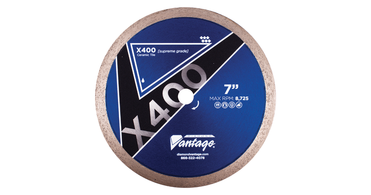 Diamond Vantage X400 Ceramic Tile Blade