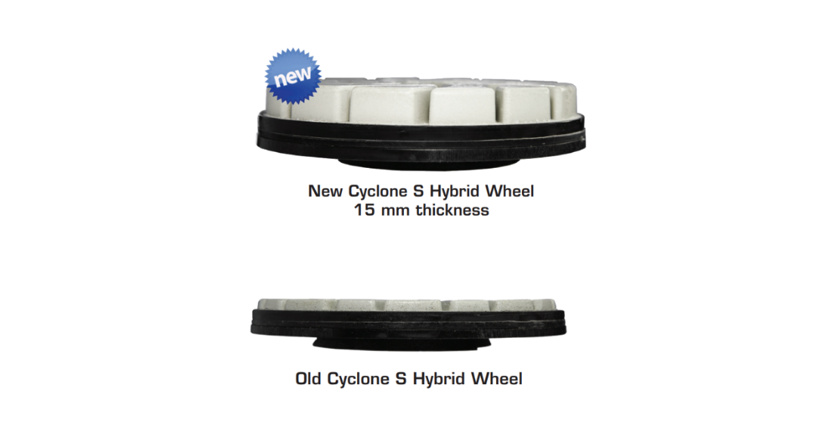 Diamax Cyclone S Hybrid Snail Lock Wheels 15mm Thick