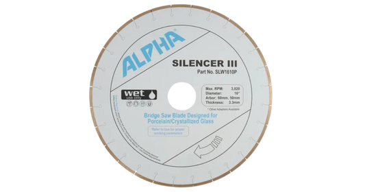 Alpha Silencer III for Porcelain/Crystallized Glass